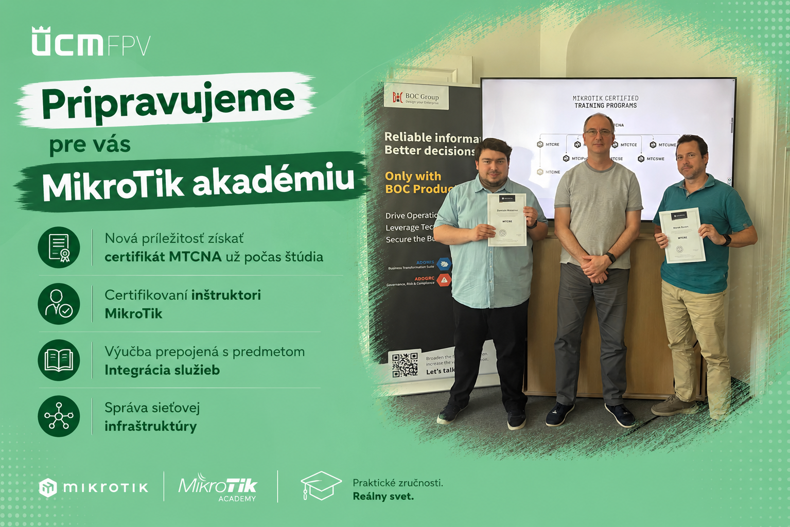 Pripravujeme MikroTik akadémiu: Nová príležitosť pre študentov získať svetovo uznávanú certifikáciu