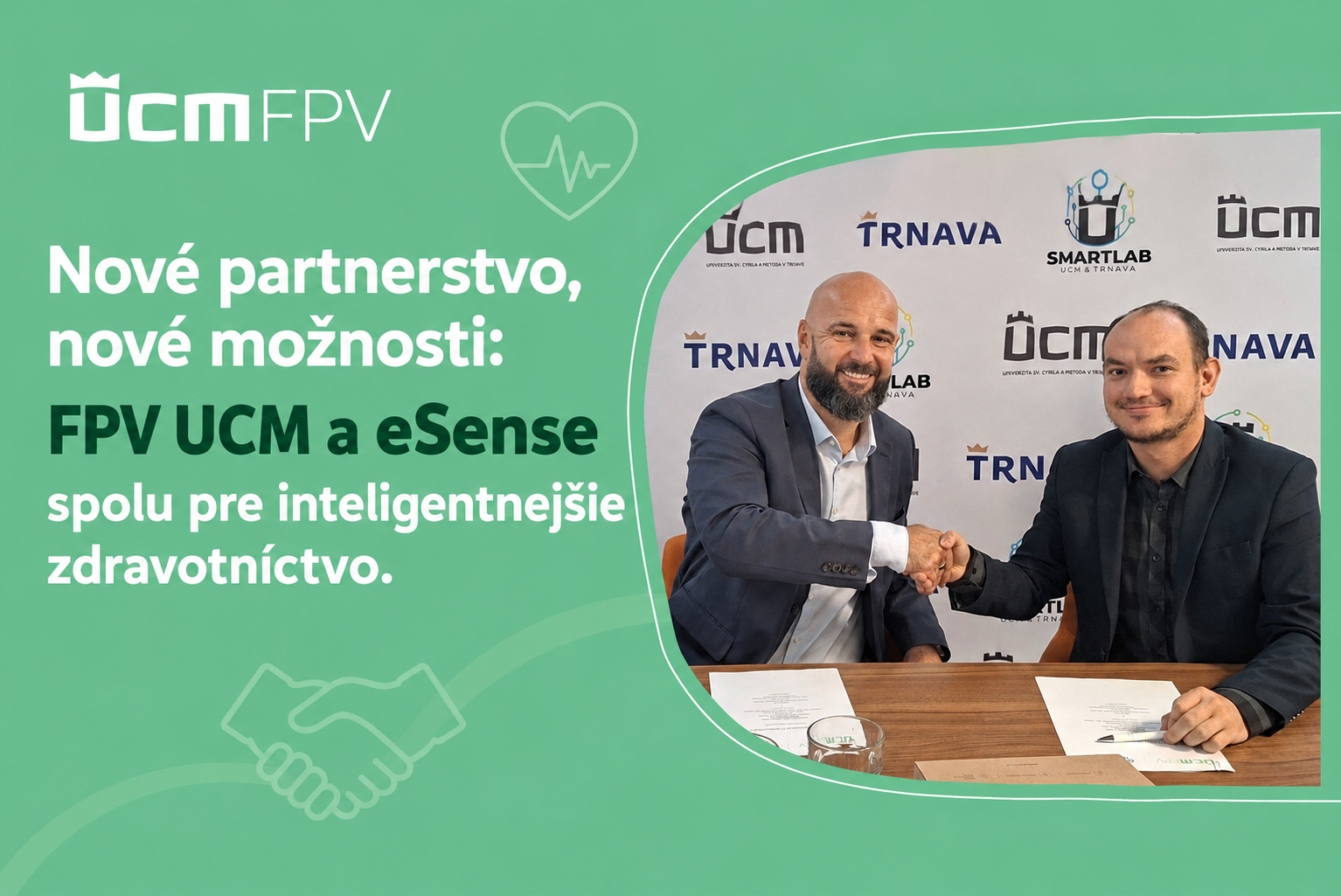 Fakulta prírodných vied UCM nadväzuje nové partnerstvo so spoločnosťou eSense.